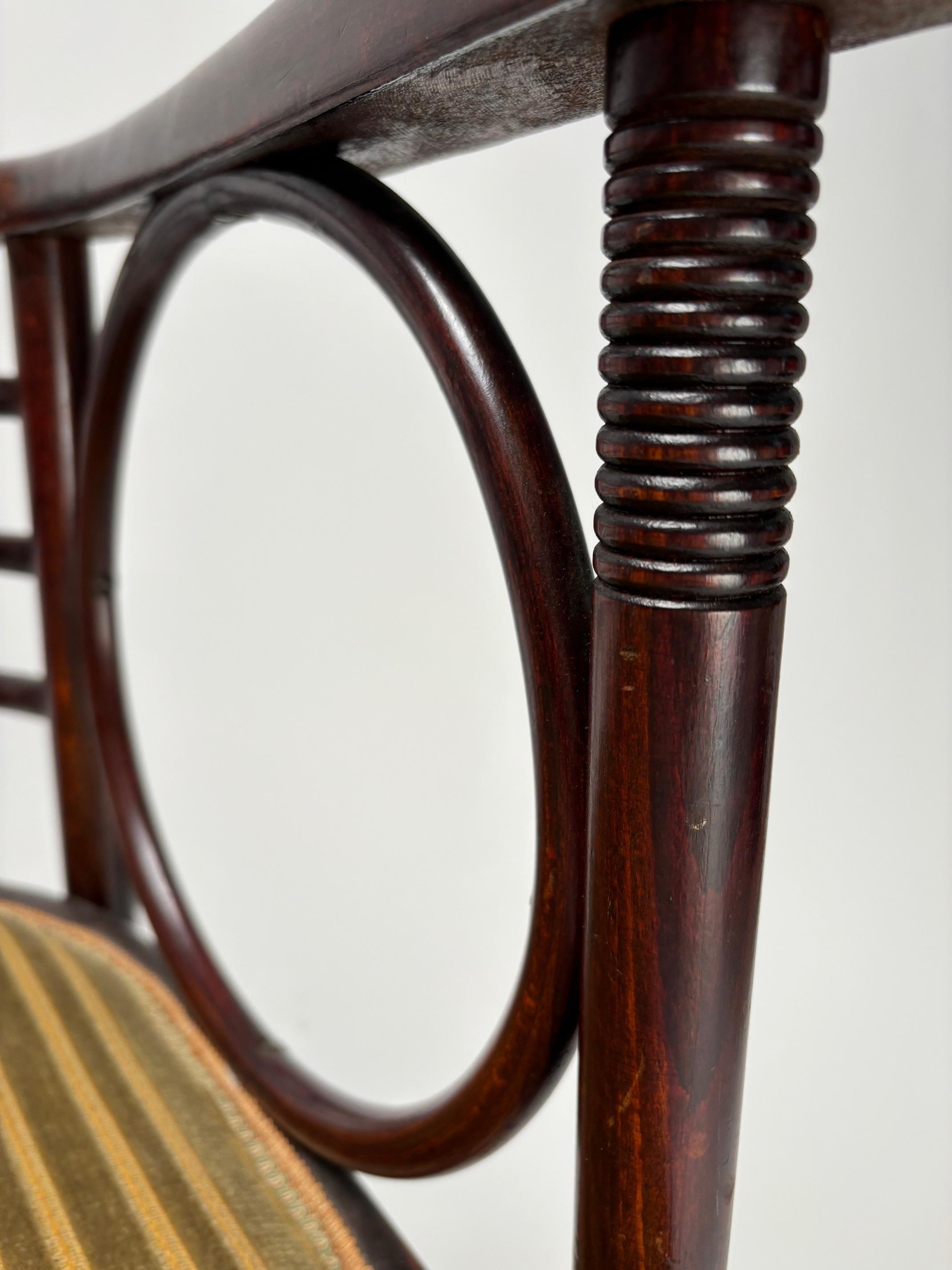 Sofá mod. Fledermaus, Josef Hoffmann para Kohn, década de 1910 Austríaco en venta