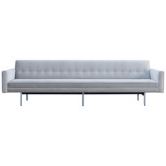 Sofa "Model 0693" in Dove Gray Velvet by George Nelson for Herman Miller