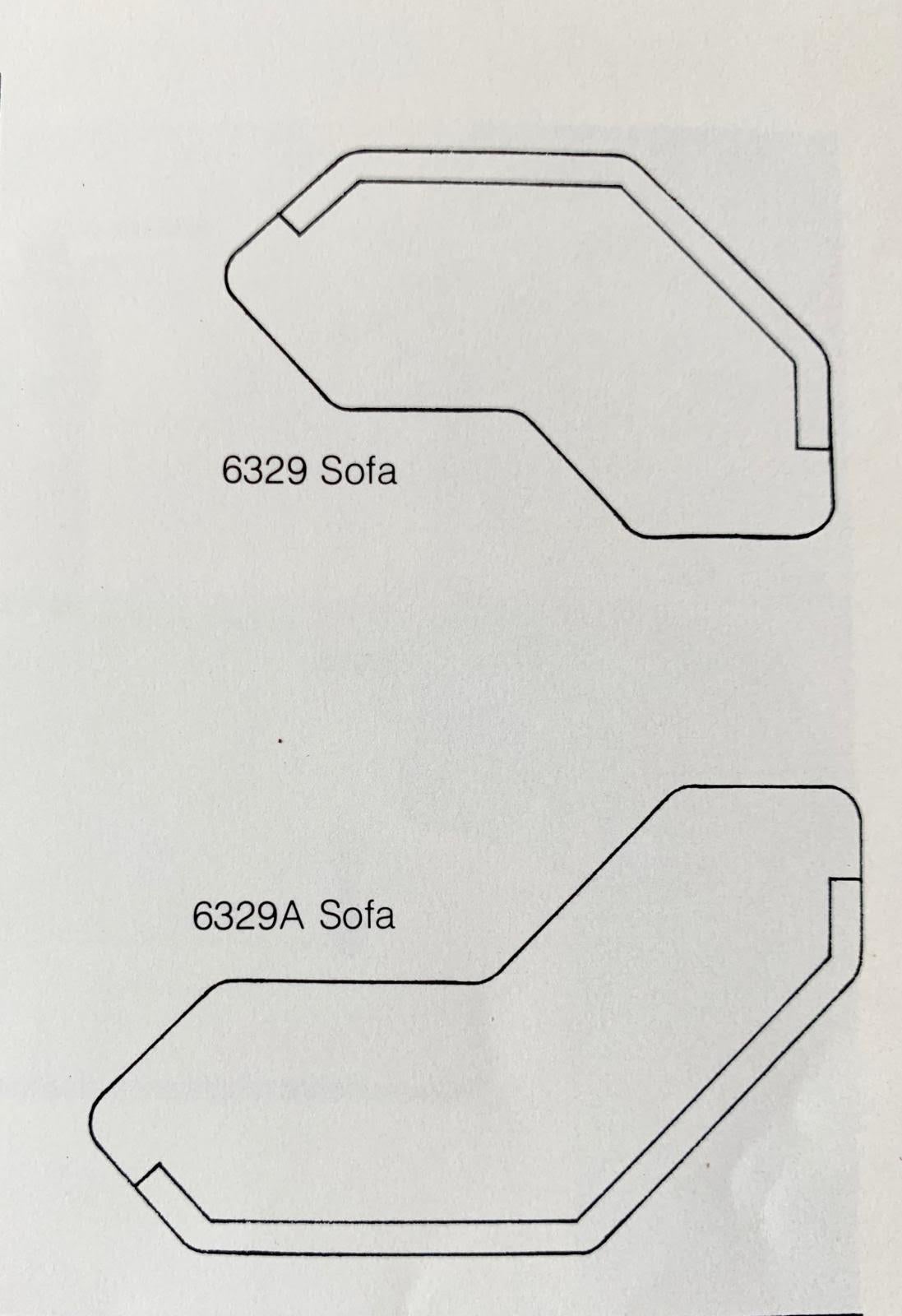 Sofa Model 6329A Designed Edward Wormley for Dunbar 2