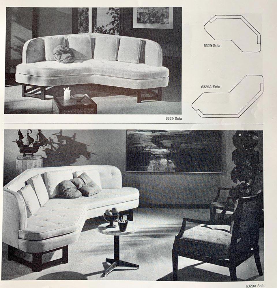 Sofa Model 6329A Designed Edward Wormley for Dunbar 3