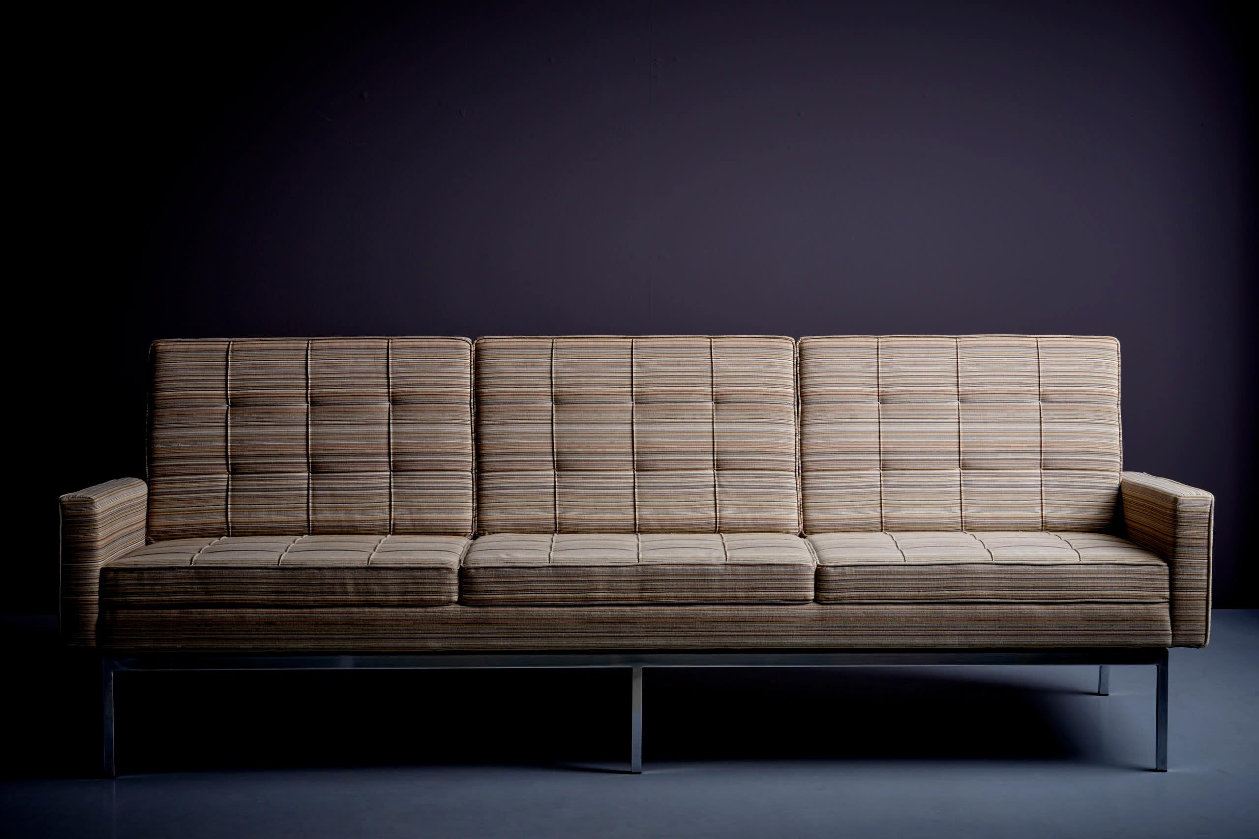 Sofa Model 67A by Florence Knoll for Knoll International, USA, 1950s For Sale 2