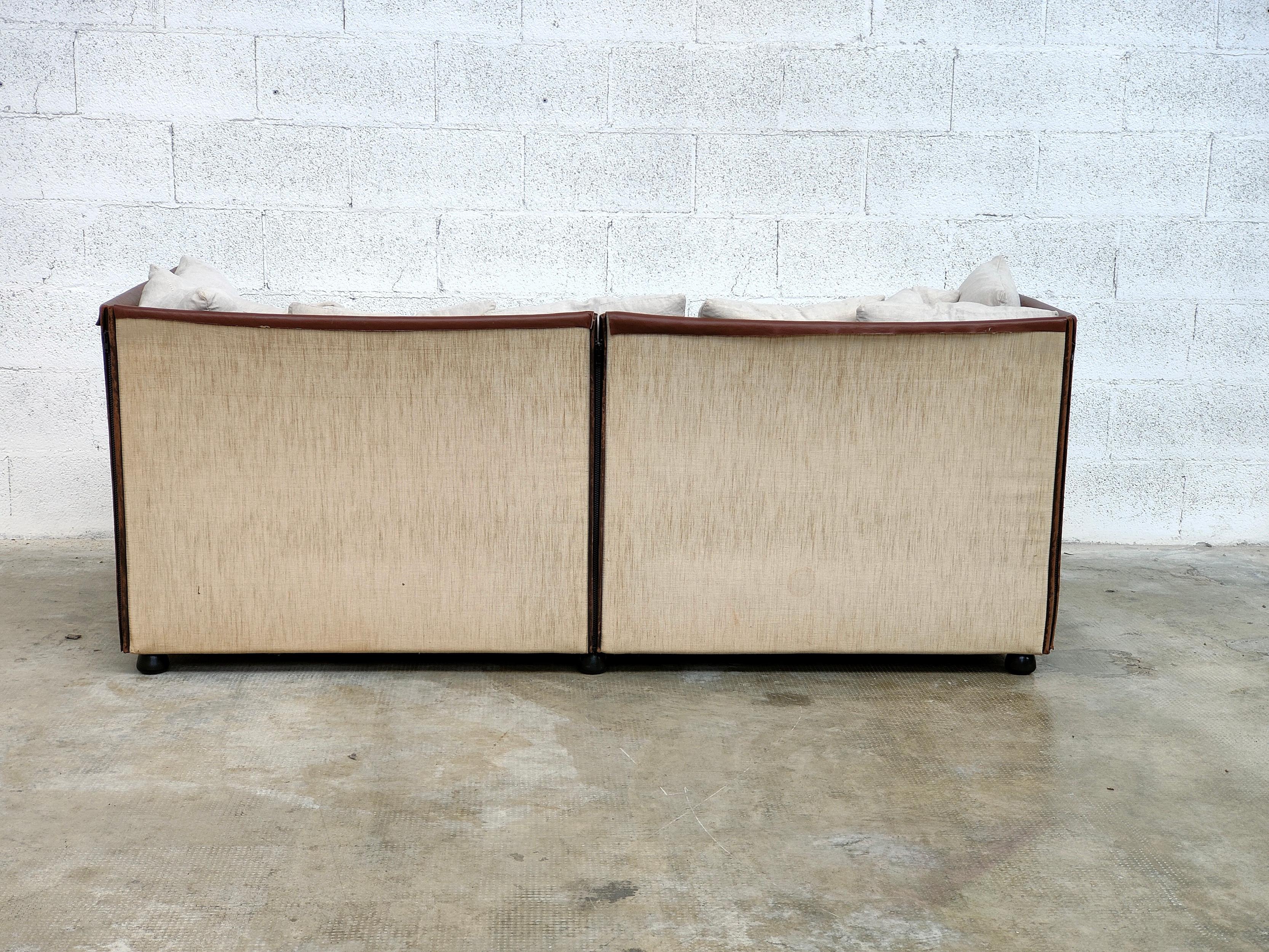 Sofa-Modell „Landeau“ von Mario Bellini für Cassina, Italien  im Angebot 1