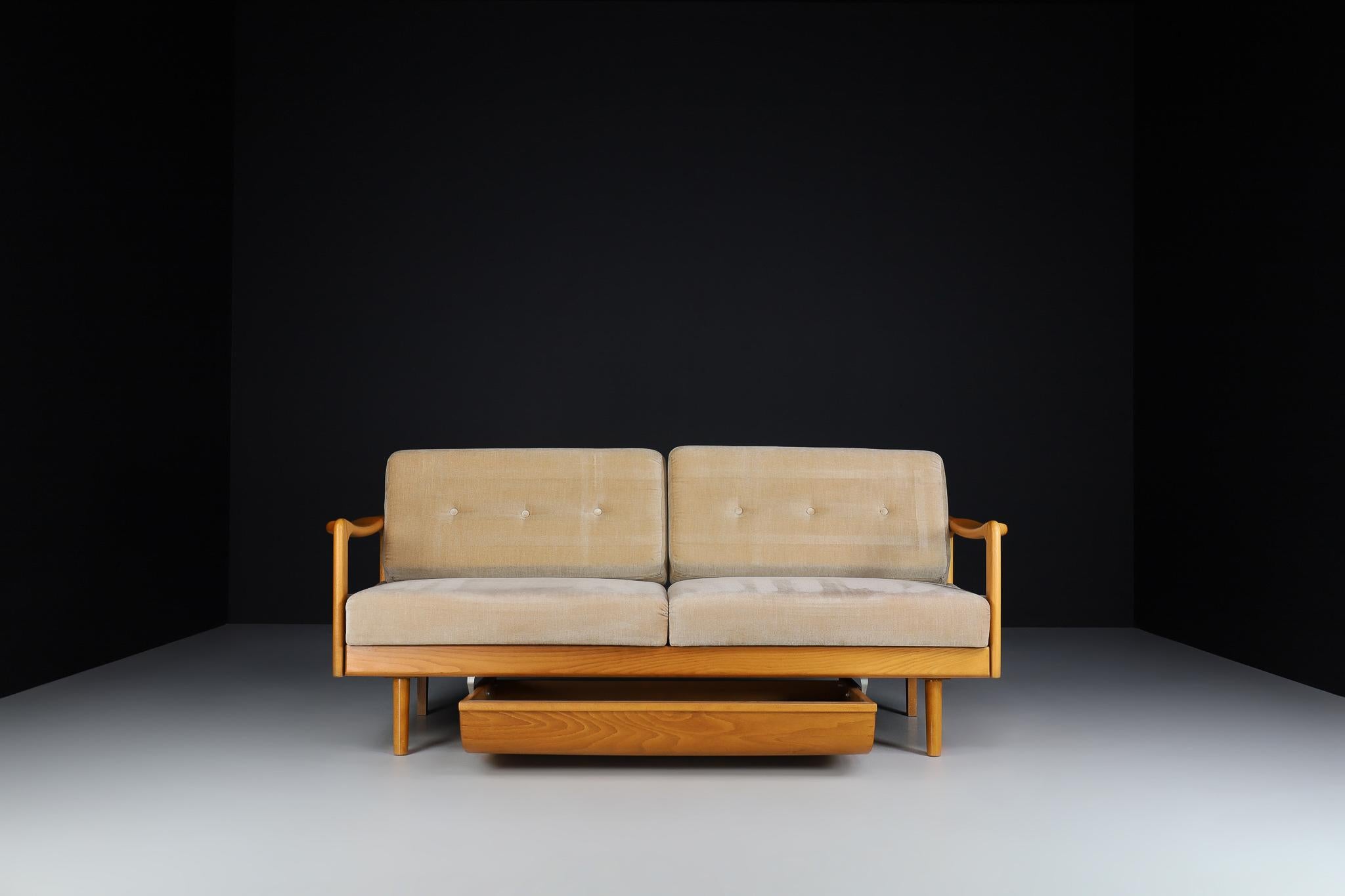 Mid-Century Modern Sofa Model Stella from the 1950s Manufactured by Wilhelm Knoll, Made in Germany