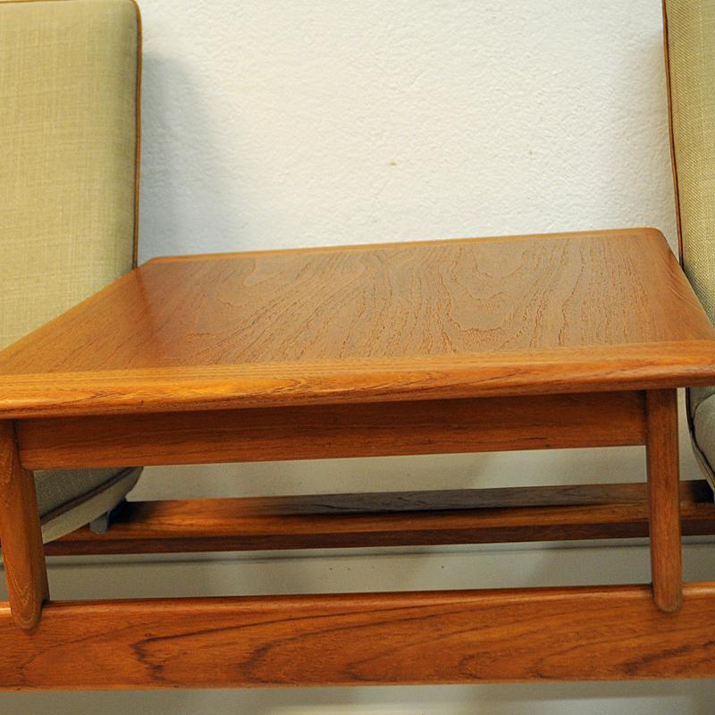 Midcentury Sofa module set Saga with table by Gunnar Sørlie 1958, Norway For Sale 2