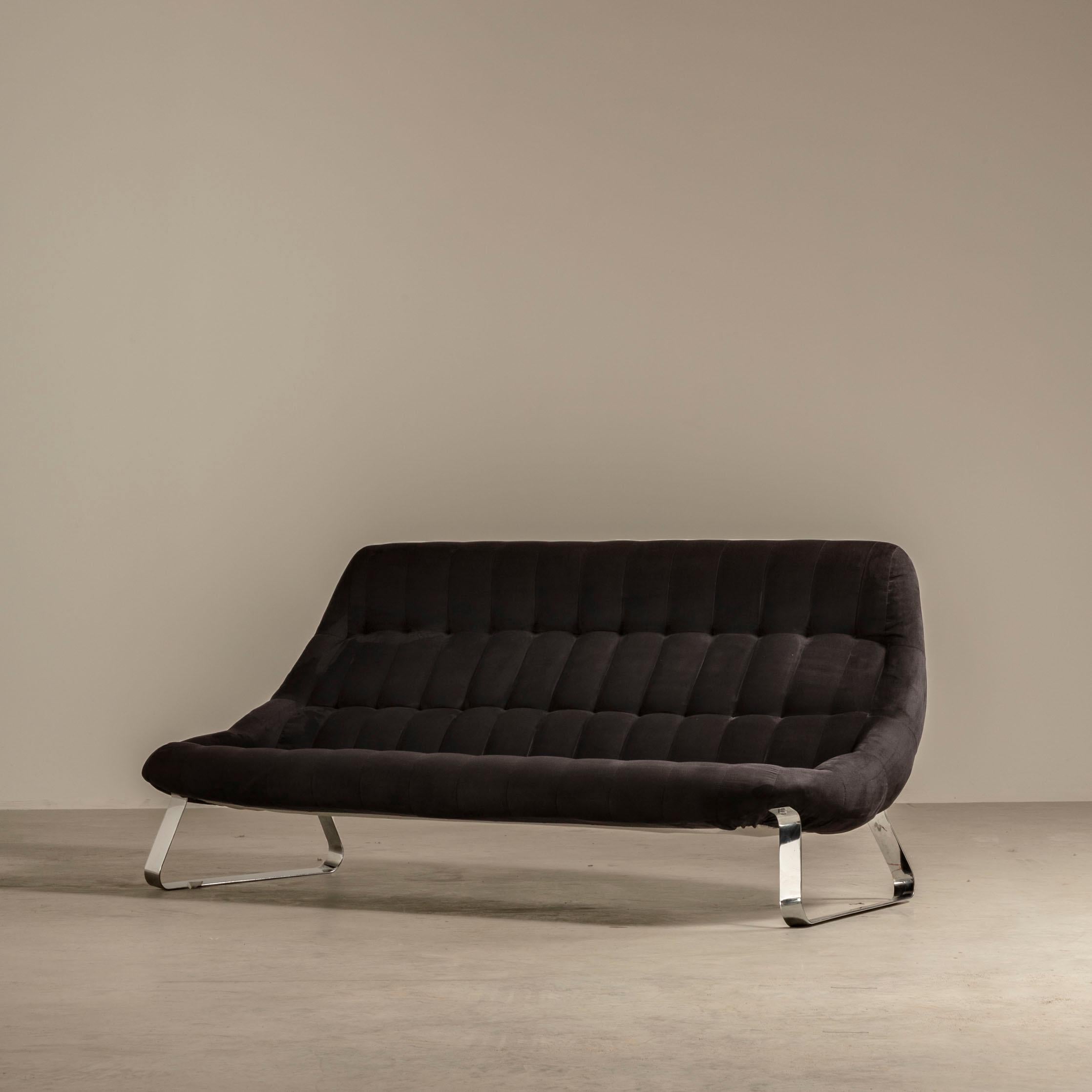 Sofa MP-163, von Percival Lafer, brasilianisches modernes Design aus der Mitte des Jahrhunderts (Moderne der Mitte des Jahrhunderts) im Angebot