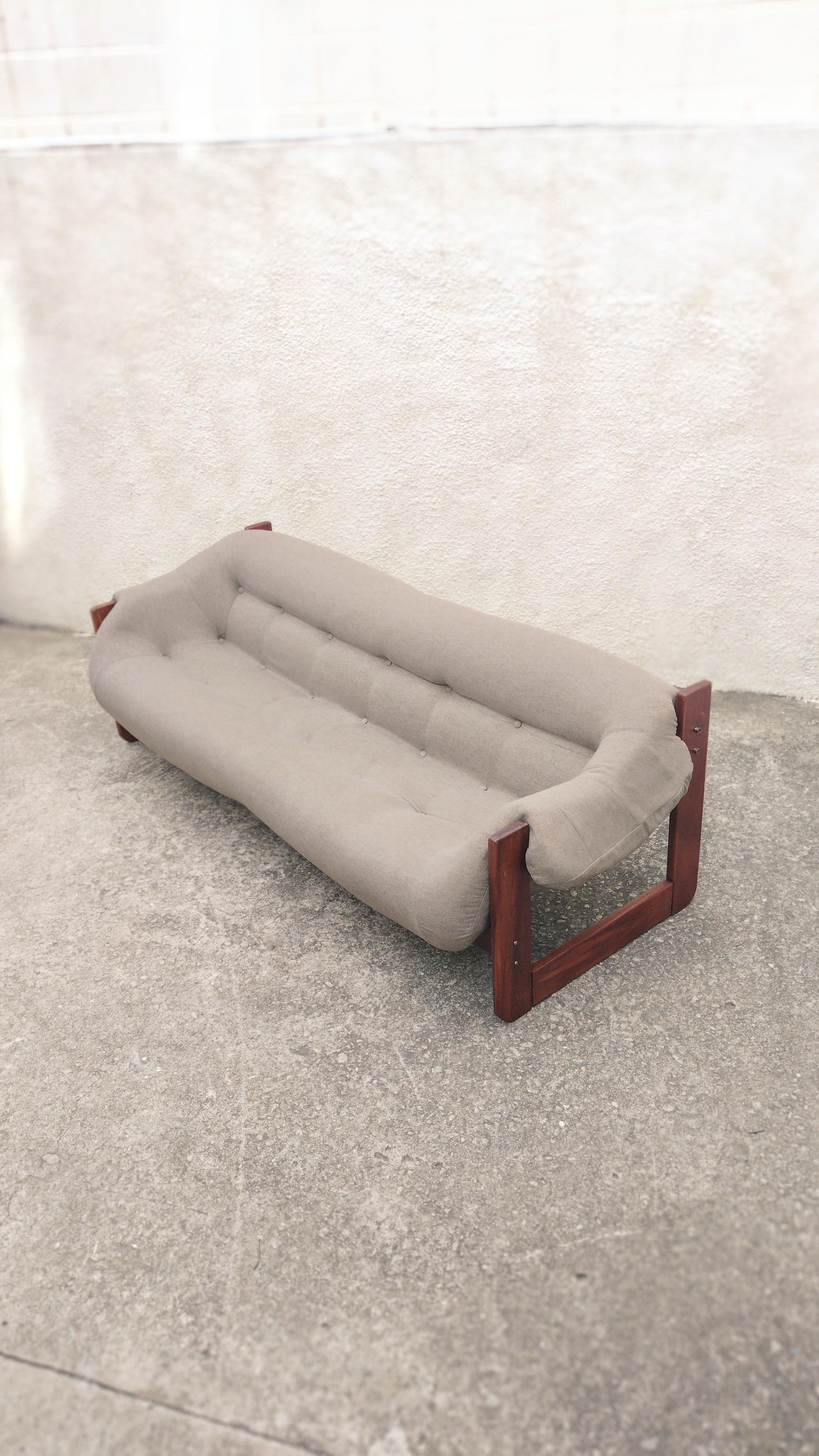 Sofa MP-97 Attributed to Percival Lafer in Solid Jatobá 6