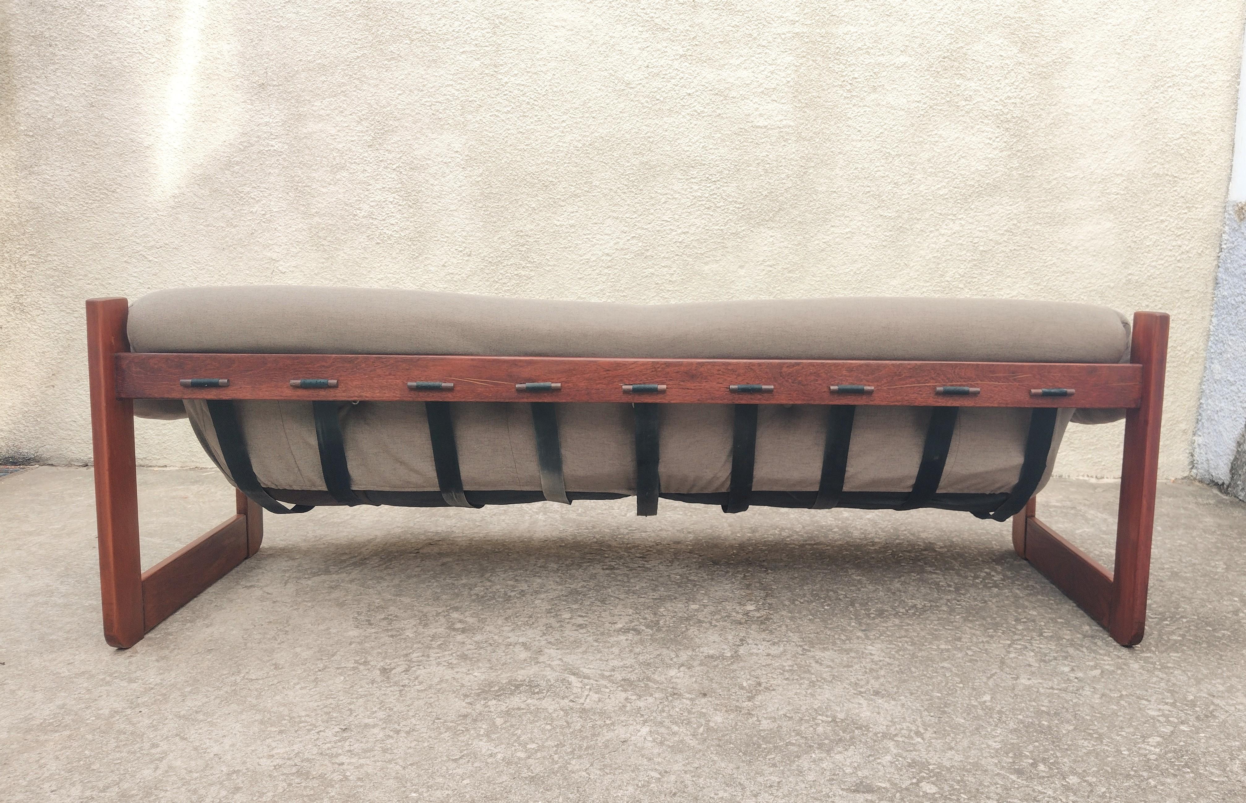 Late 20th Century Sofa MP-97 Attributed to Percival Lafer in Solid Jatobá