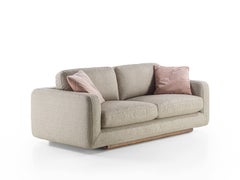 Sofá Riva 1920 Sospiro diseño Claudio Bellini - Base de nogal