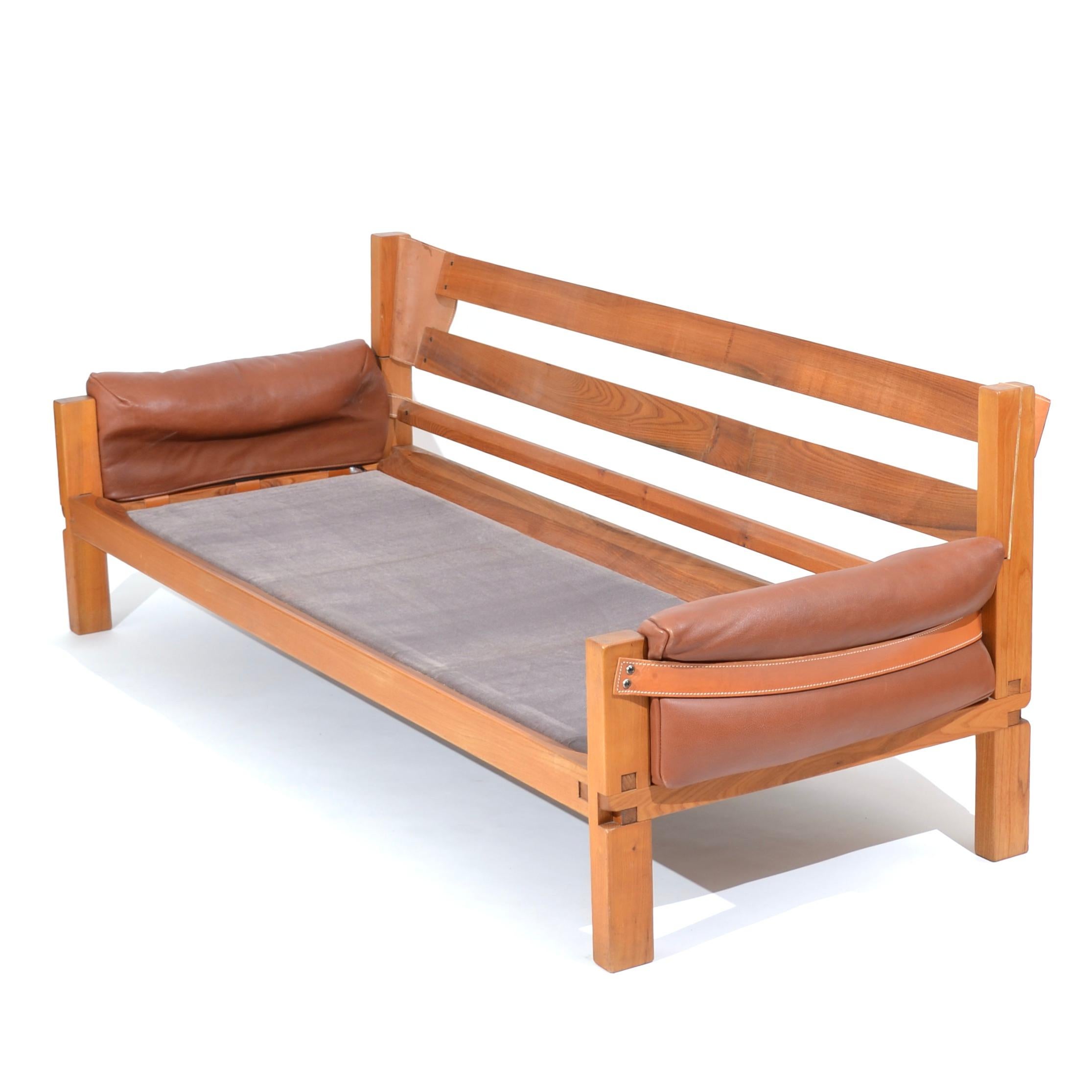 Canapé S32, Pierre Chapo, France, 1967 en vente 1
