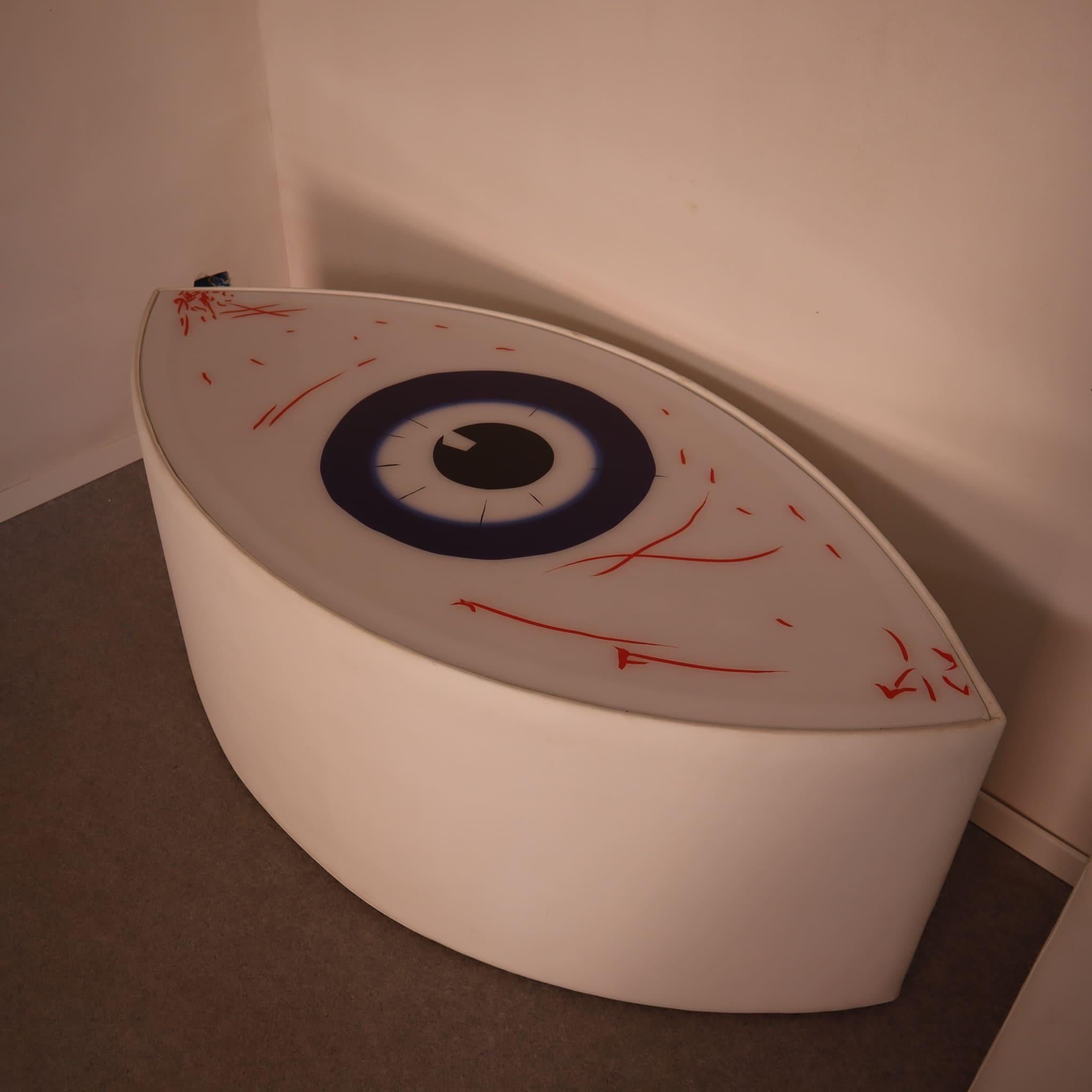 Divano scultura panca occhio Le Temoin di Man Ray per Studio Simon, Italia, anni '70 in vendita 1