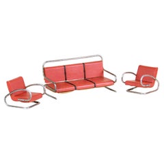 Set di divani per bambole, funzionalismo, anni '20