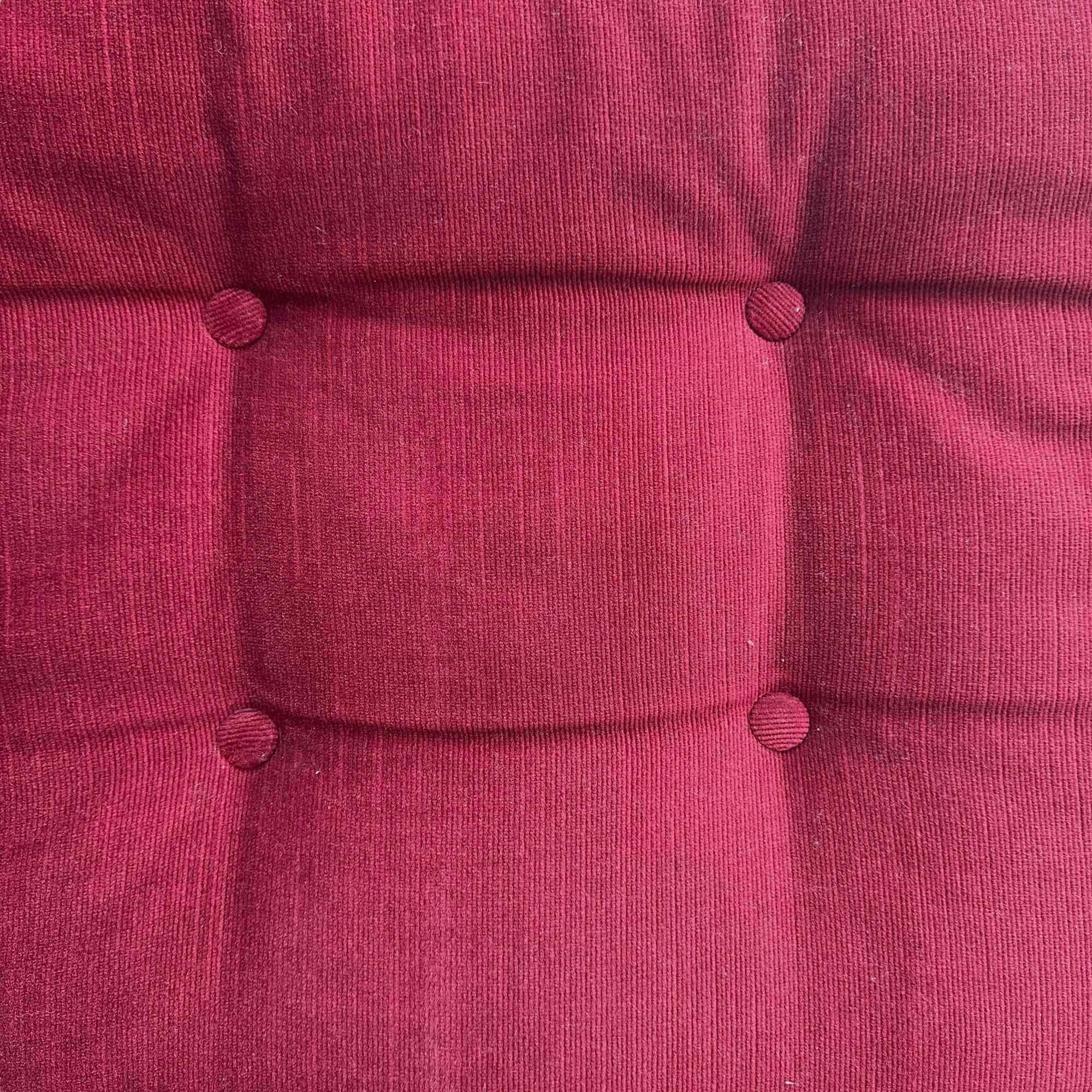 Sofa Set in Red Velvet by Grete Jalk, Denmark, 1960s For Sale 5