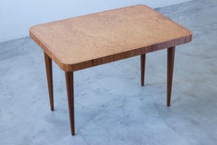 Sofa/Seitentisch aus Ulmenwurzelholz von David Nilsson für Wikman & Nyberg, 1938