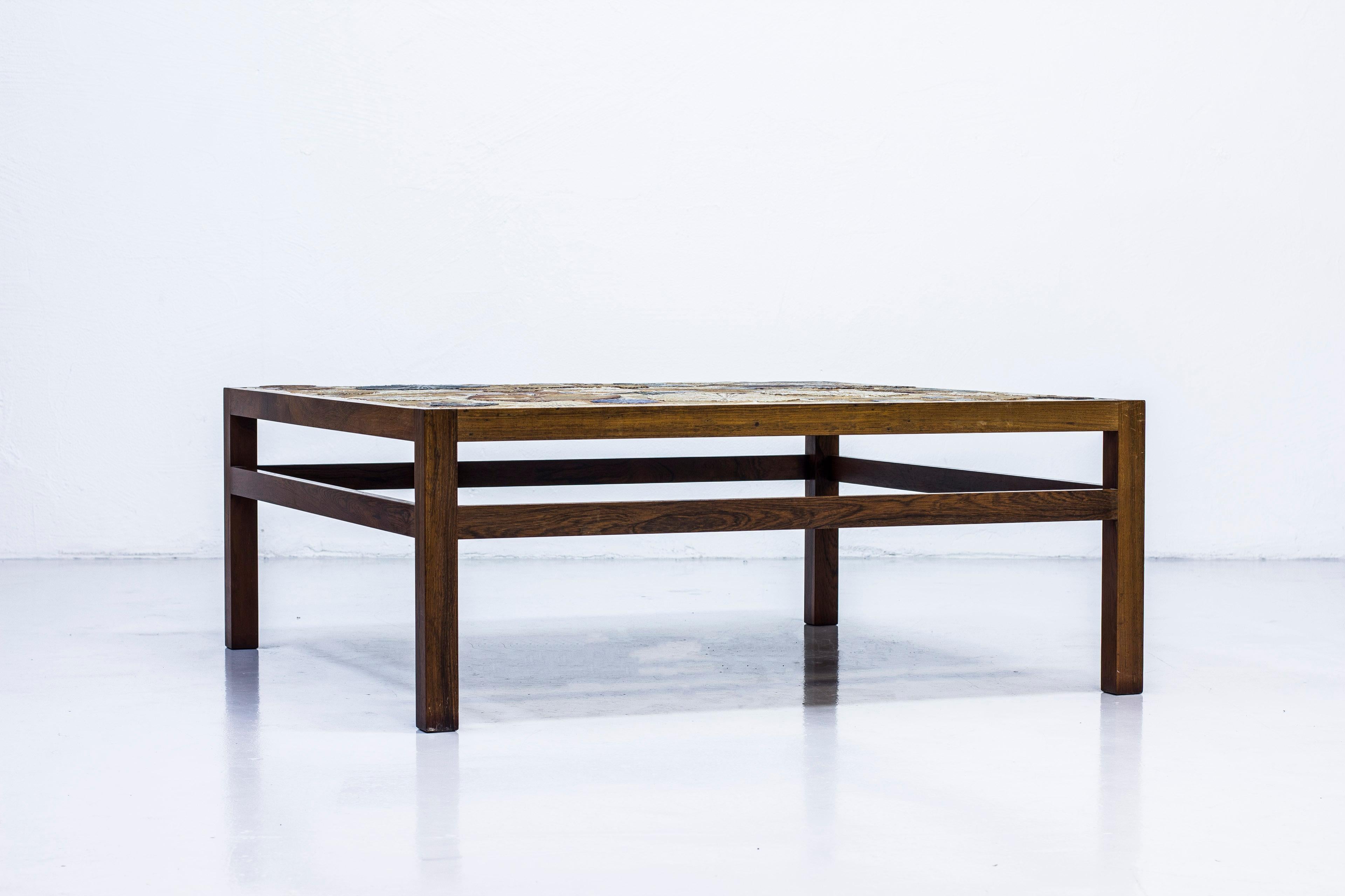 Sofa table by Tue Poulsen & Erik Wörtz, Denmark, 1960s 4