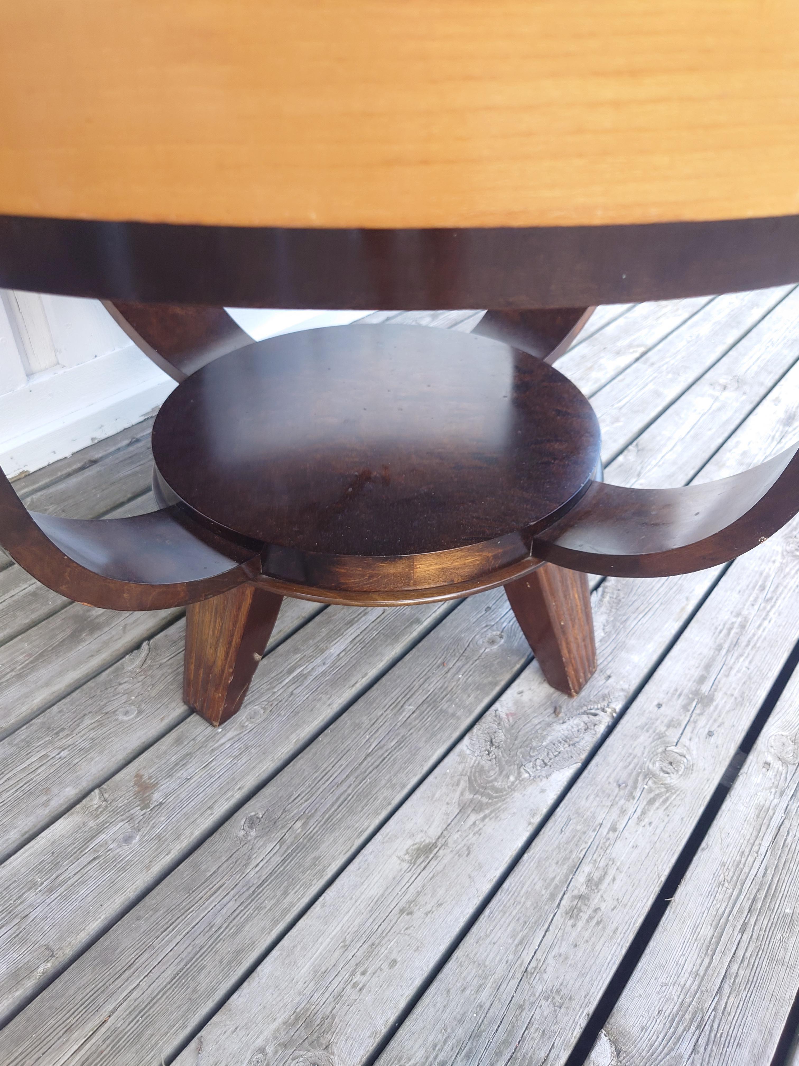 Sofa table Ganddal Norway 30s Art Deco For Sale 5