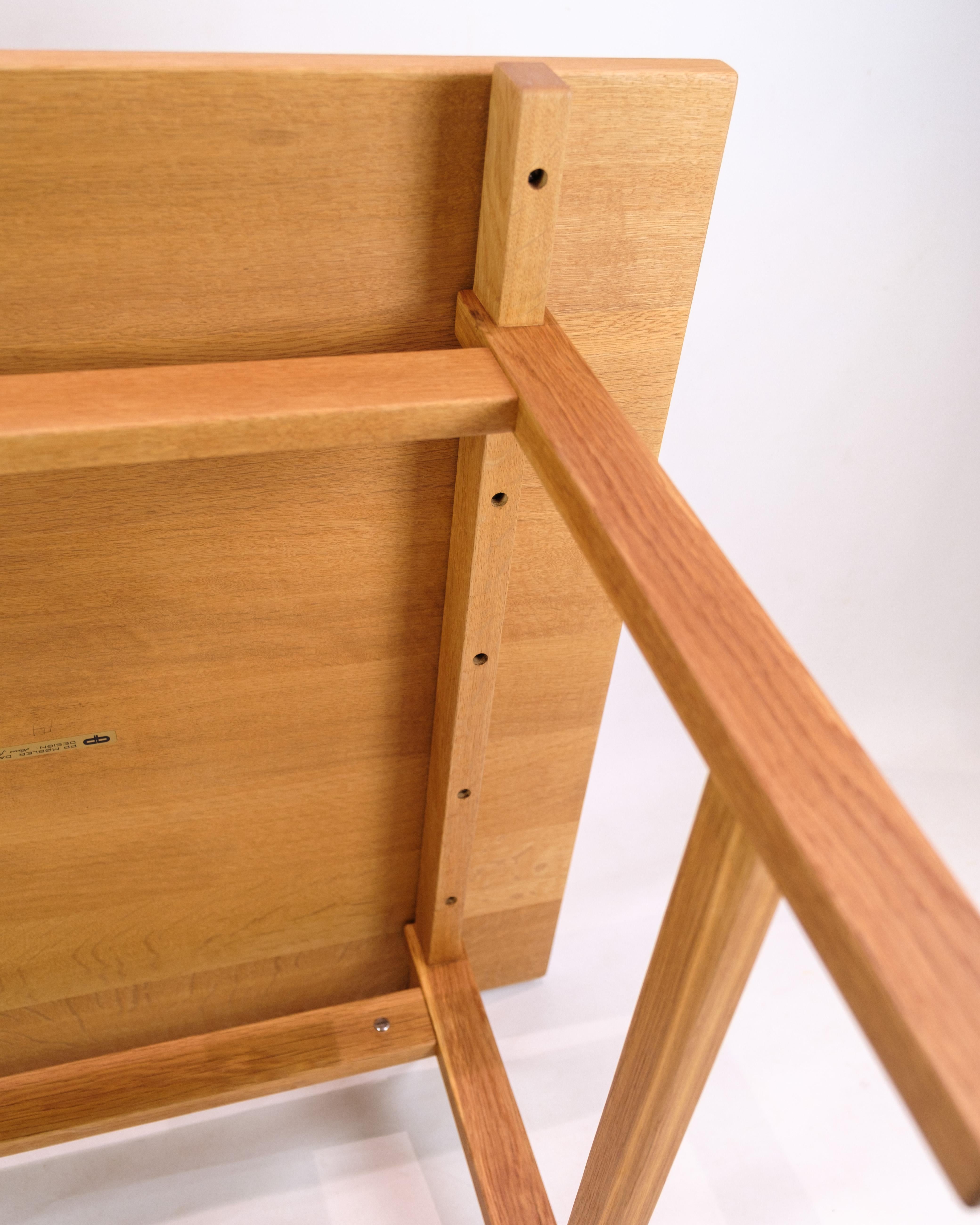 Sofa Table Made In Oak By Hans J. Wegner For PP Furniture From 1990s For Sale 8