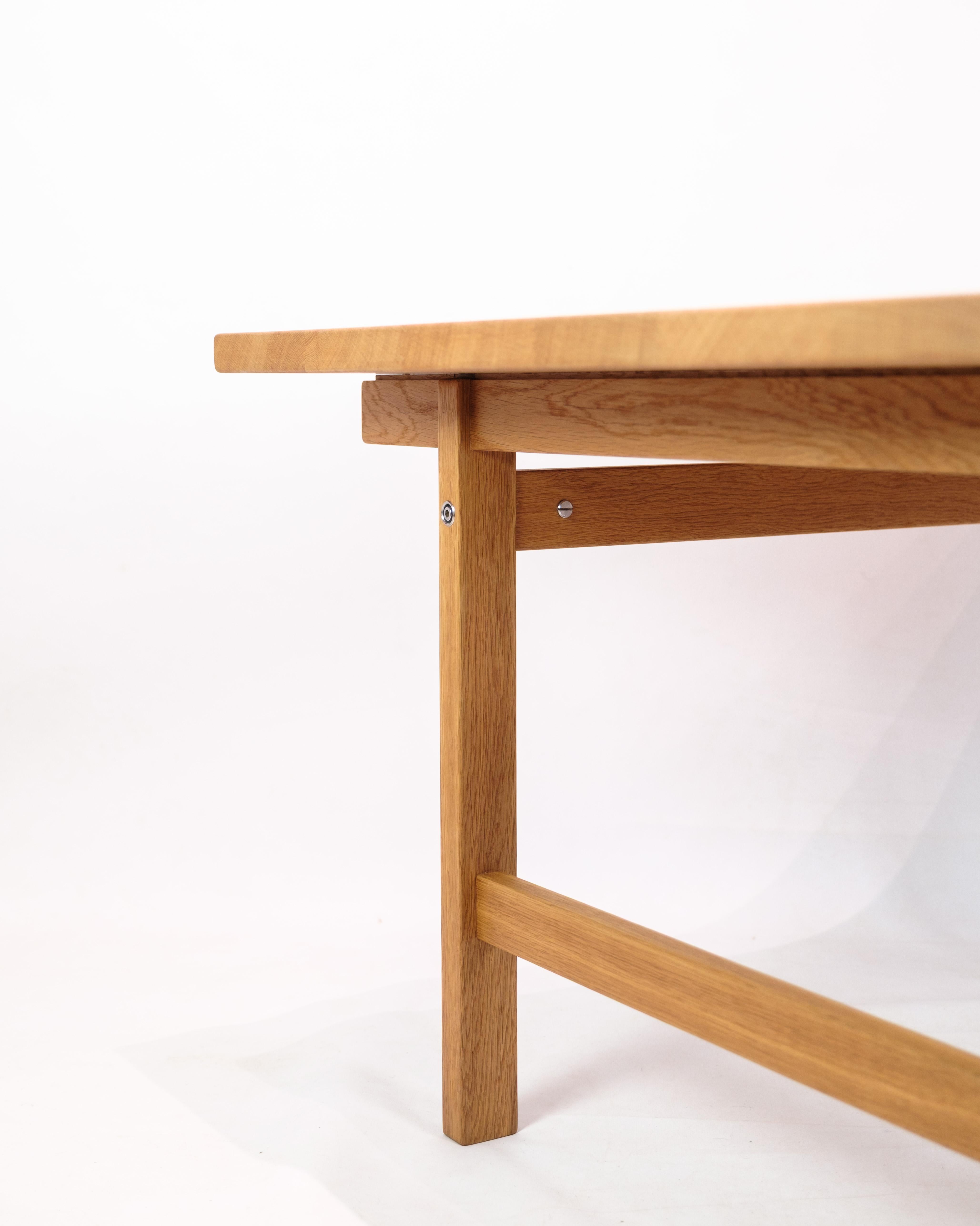 Danish Sofa Table Made In Oak By Hans J. Wegner For PP Furniture From 1990s For Sale