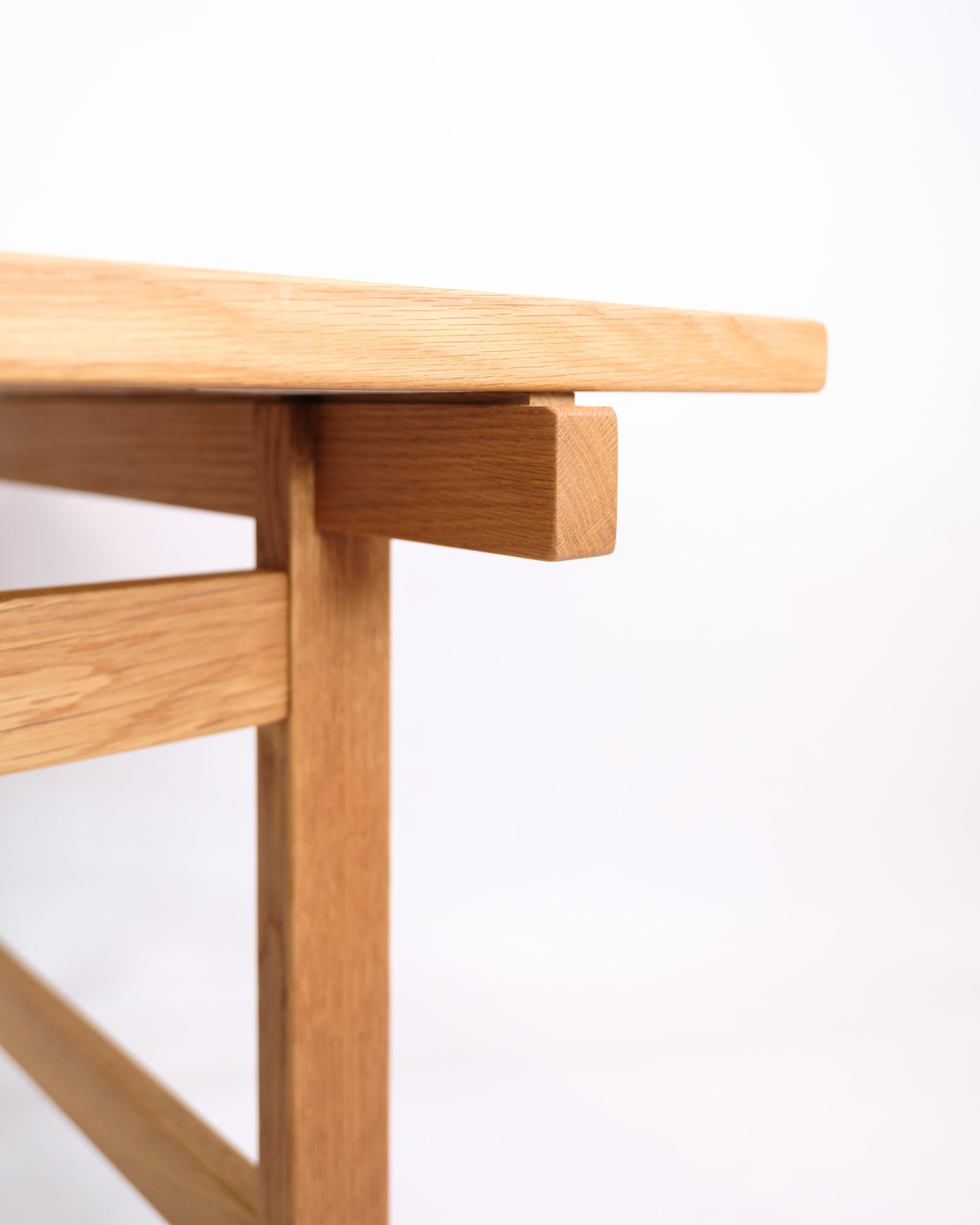 Sofa Table Made In Oak By Hans J. Wegner For PP Furniture From 1990s For Sale 1