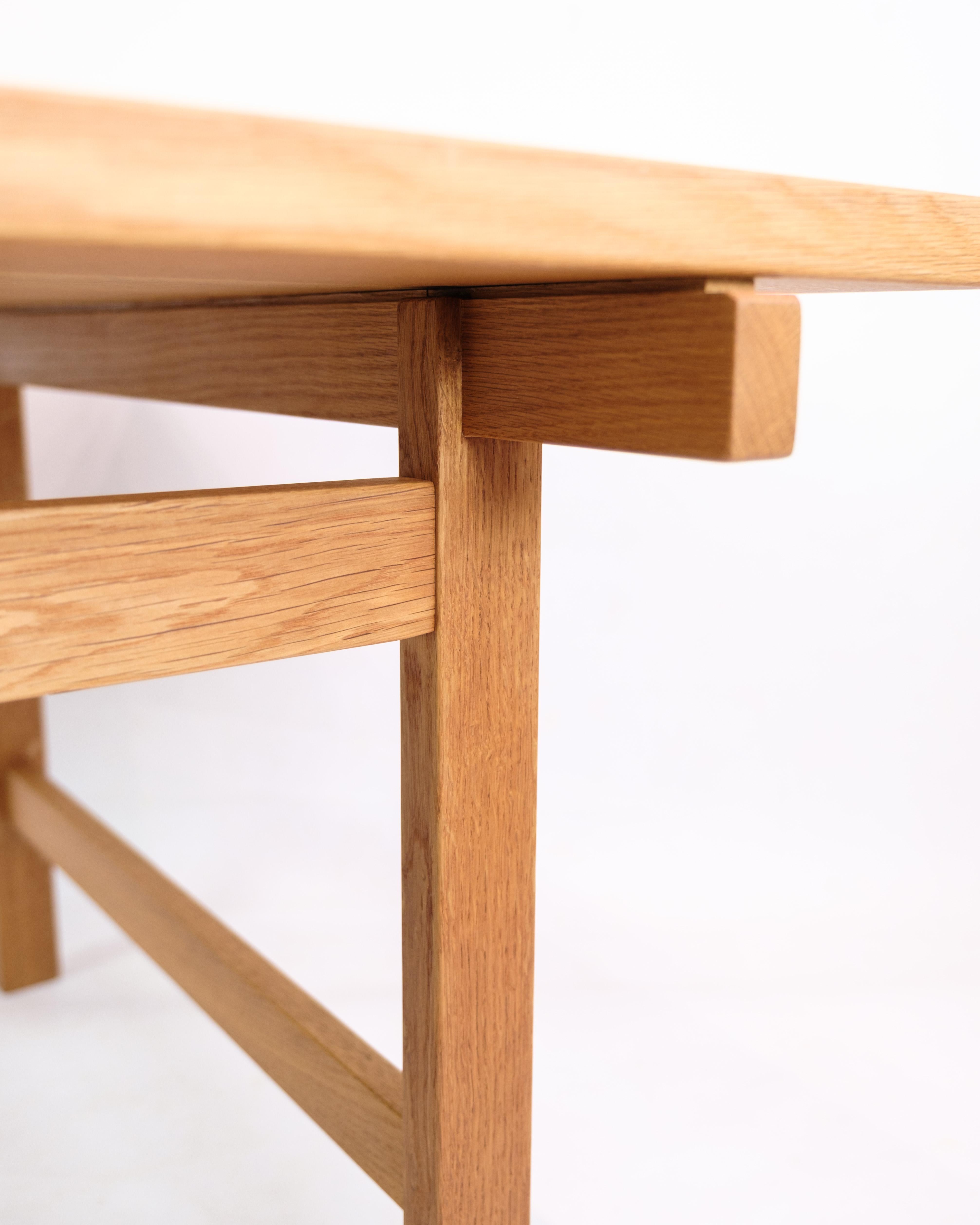 Sofa Table Made In Oak By Hans J. Wegner For PP Furniture From 1990s For Sale 2