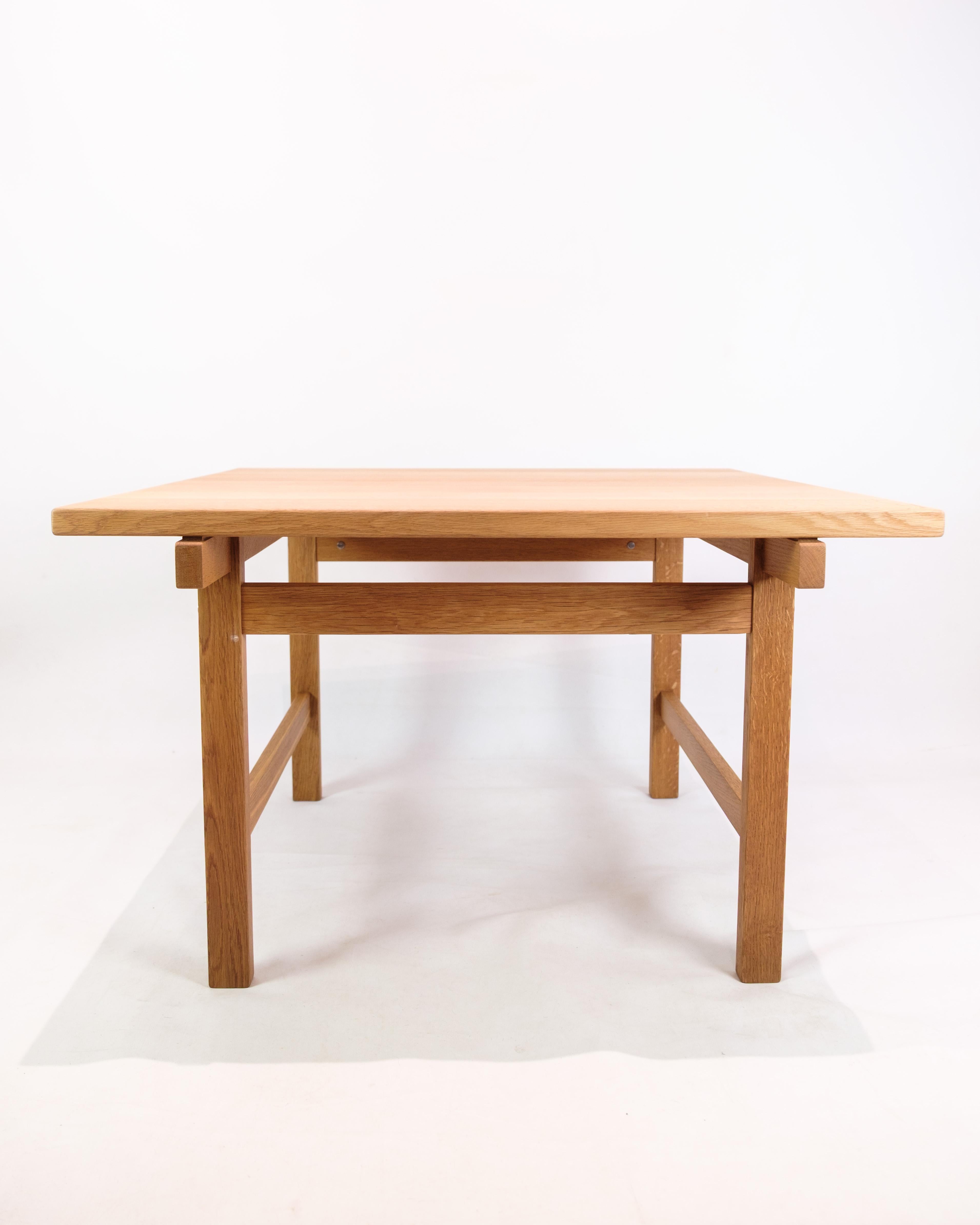 Sofa Table Made In Oak By Hans J. Wegner For PP Furniture From 1990s For Sale 3