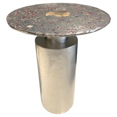 21st Century Table - Totem Shell - Pewter Murano Glass Xavier Lavergne France