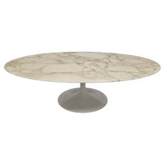 Sofa Table "Tulip" with marble top by Eero Saarinen for Knoll International