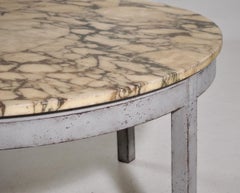 Sofa Table with Marble Top, 20th C