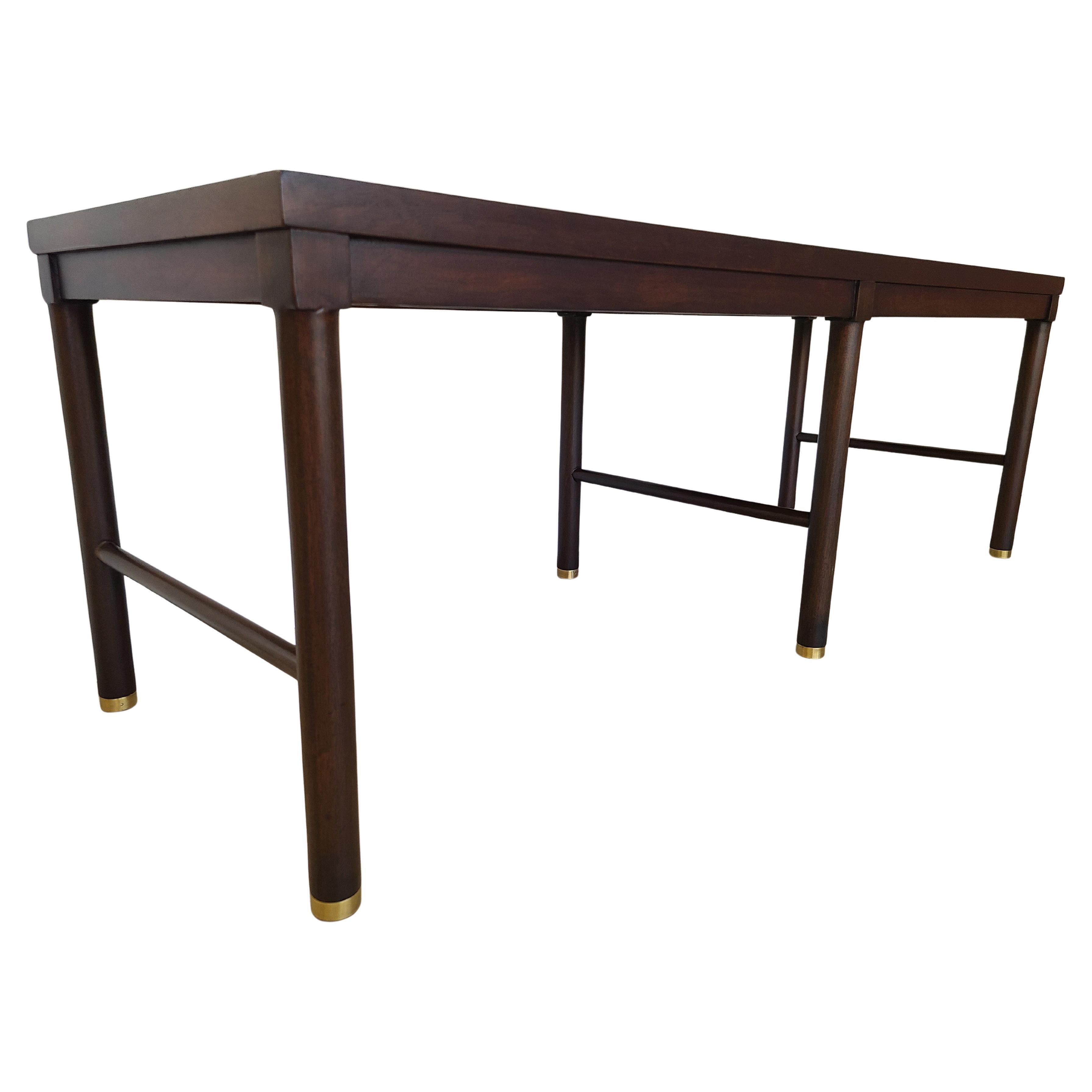 Mid-20th Century Sofa Table with Pair Nesting Cocktail Tables in the manner of Harvey Probber For Sale