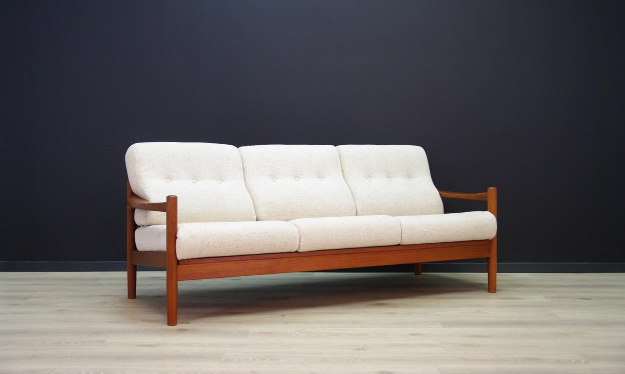 Scandinavian Modern Sofa Teak Vintage 1960-1970 Danish Design