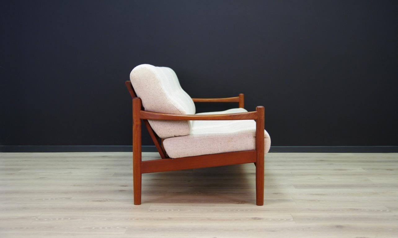 Scandinavian Modern Sofa Teak Vintage 1960-1970 Danish Design