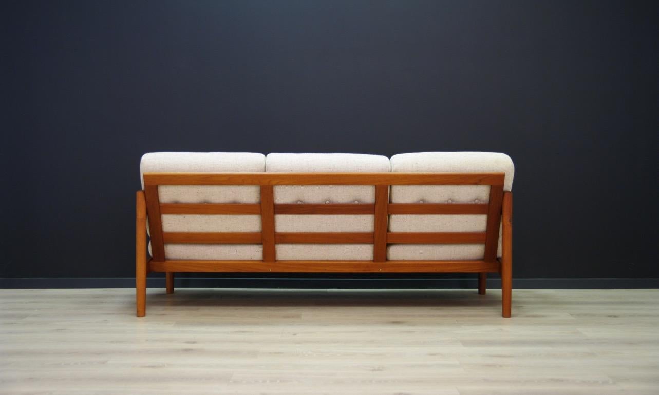 Scandinavian Sofa Teak Vintage 1960-1970 Danish Design