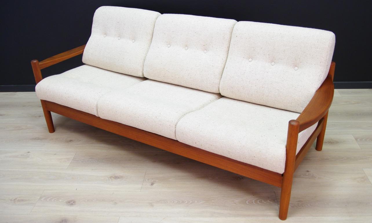 Sofa Teak Vintage 1960-1970 Danish Design 1