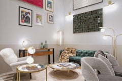 Sofa Victoria 2-Seat in Upholstery and Copper