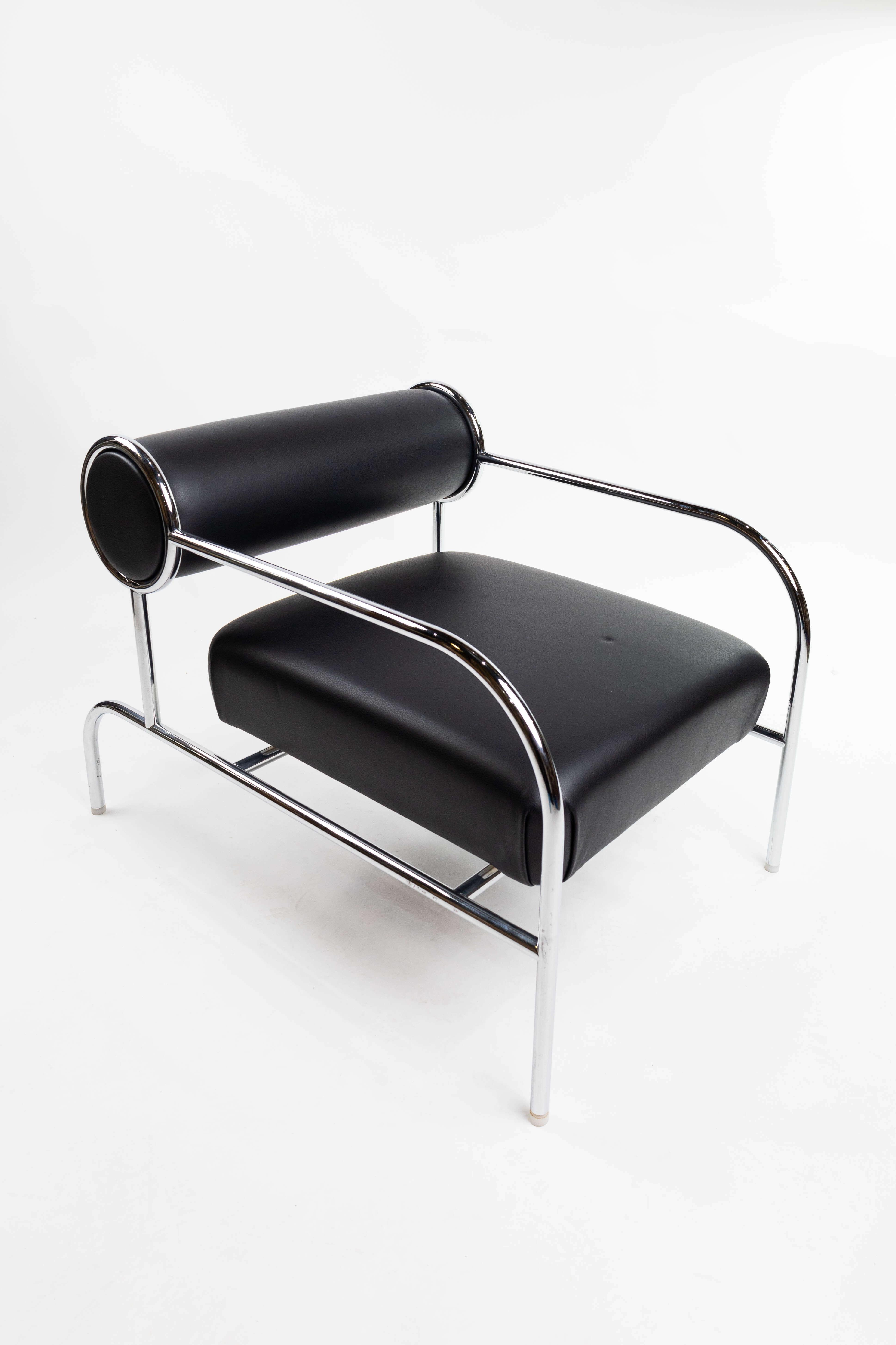 Metal Sofa with Arms by Shiro Kuramata