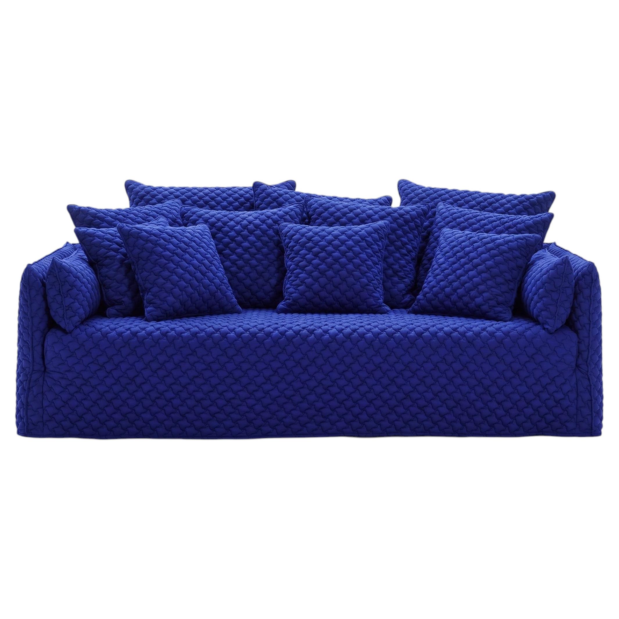 Sofa with deep seat Gervasoni Ghost 16 design Paola Navone – 3D Blu