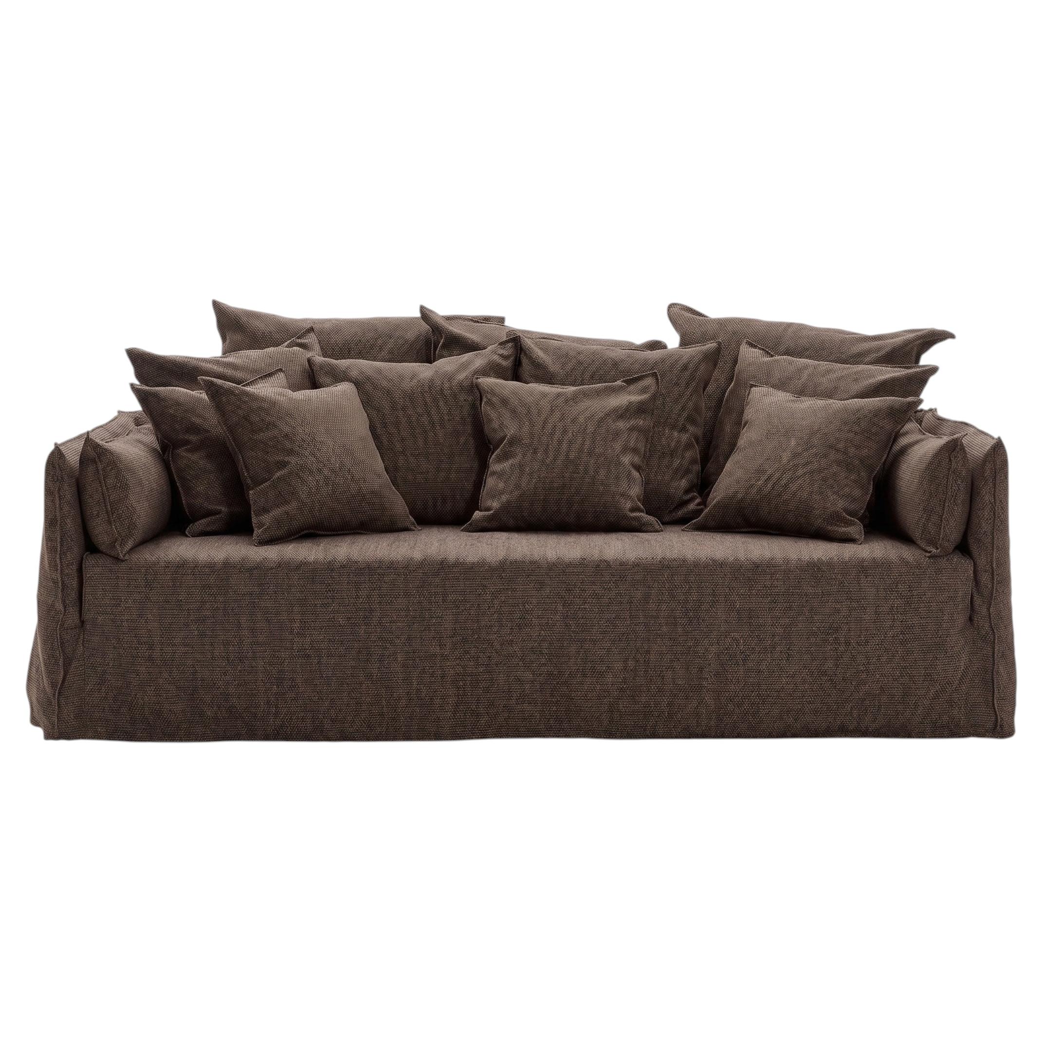Sofa with deep seat Gervasoni Ghost 16 design Paola Navone – Mocha For Sale
