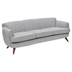 Sofa with Ebonized Toothpick Legs, by Teperman