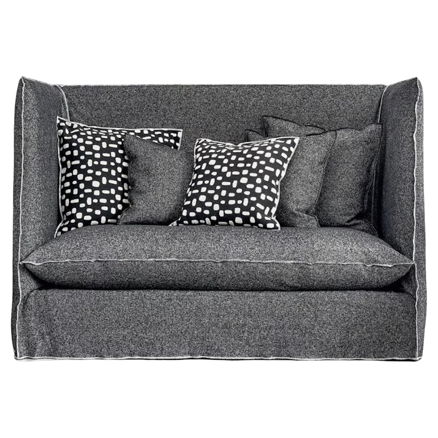 Sofa mit hoher Rückenlehne Gervasoni Ghost 18 Paola Navone GrandeBouclé Carcassonne