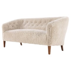 Sofa with new lambswool by Ludvig Pontoppidan