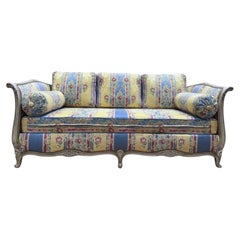Sofa with painted details Louis XV style