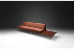 Sofa with Side Table by George Nelson for Herman Miller, United States ca 1960s