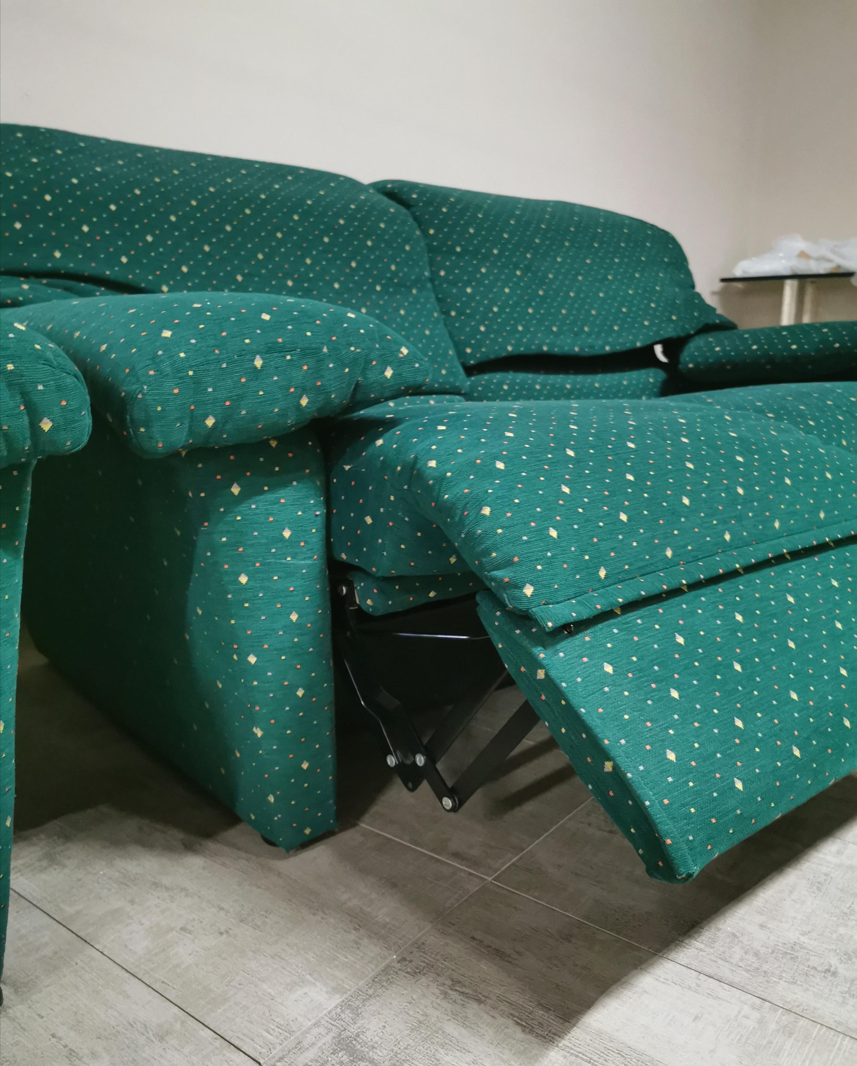 Sofas Living Room Green Velvet by Pol 74 Postmodern 2 3 Seat Italy 1990 Set of 2 4