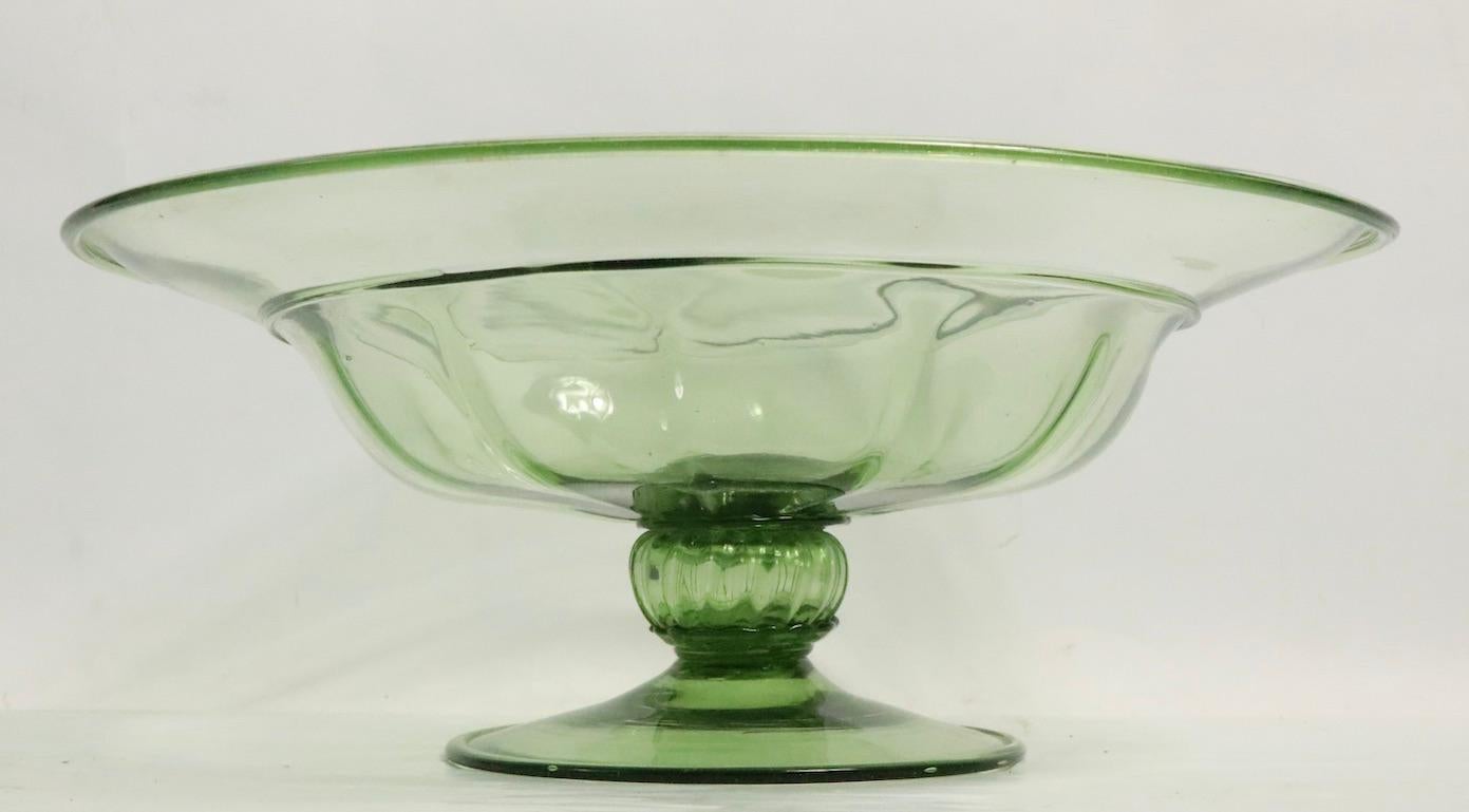 Soffiati Murano Compote Possibly by Zecchin In Excellent Condition In New York, NY
