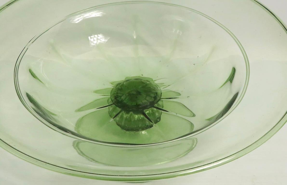 20th Century Soffiati Murano Compote Possibly by Zecchin
