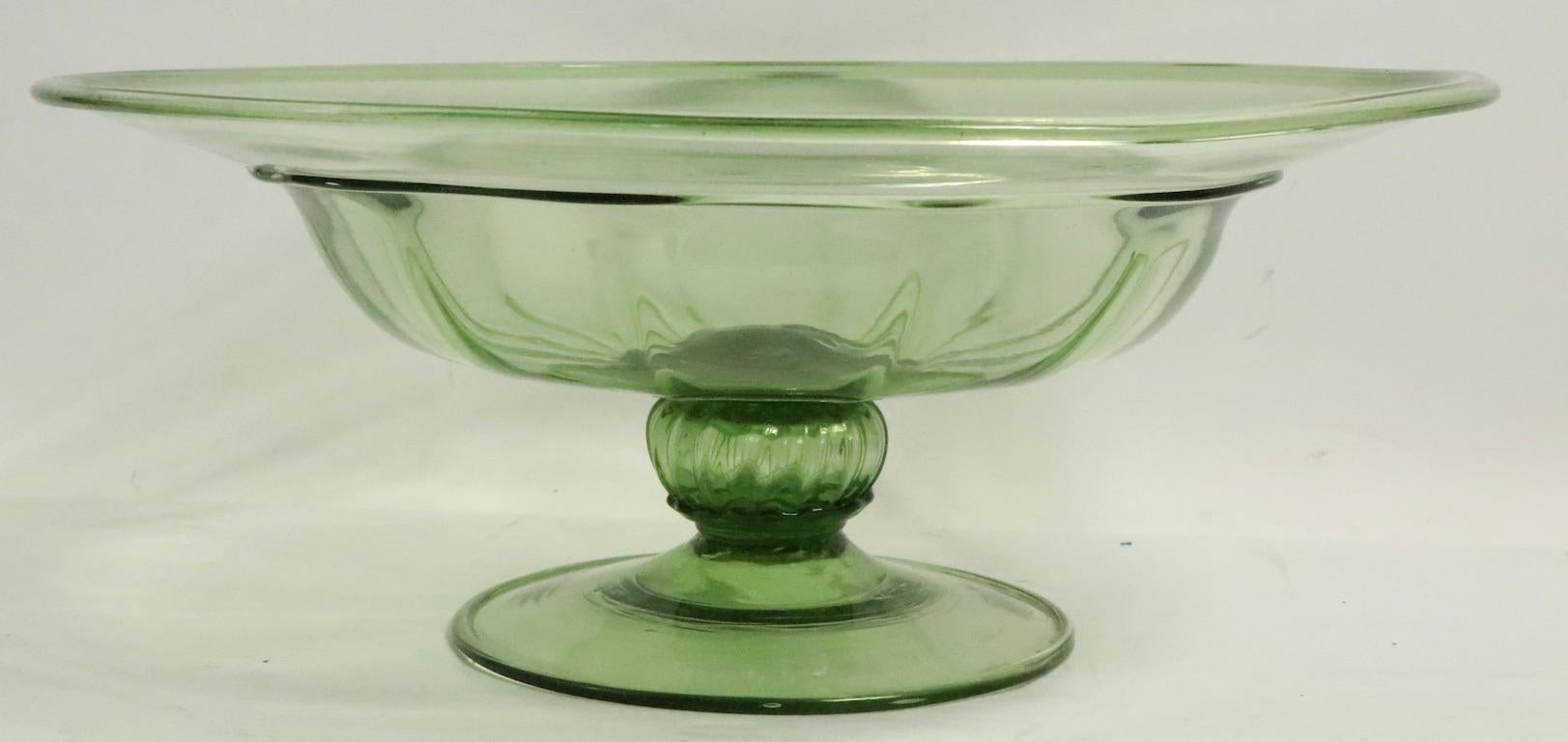 Soffiati Murano Compote Possibly by Zecchin 1