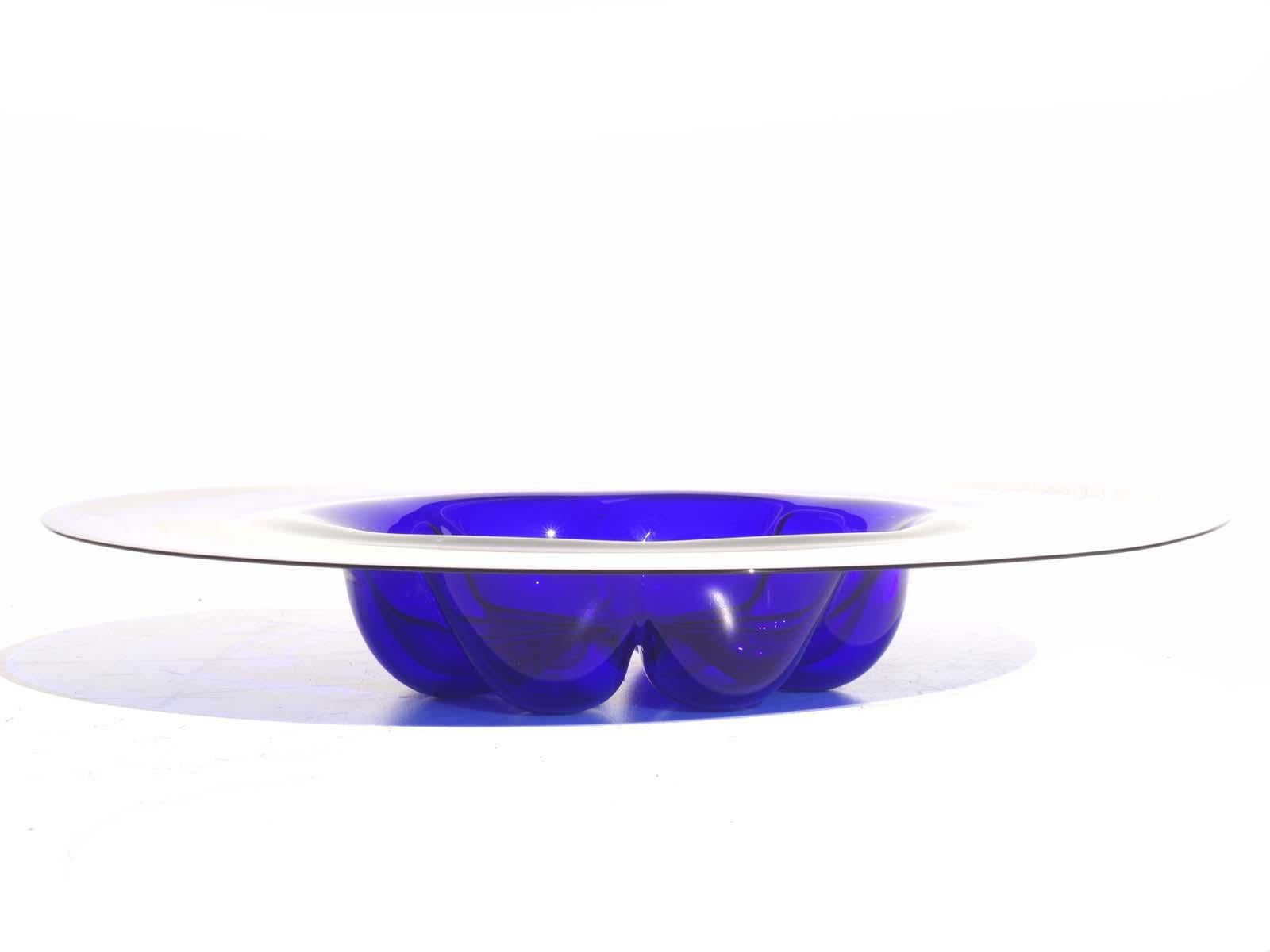 Assiette en verre de Murano des années 1920 