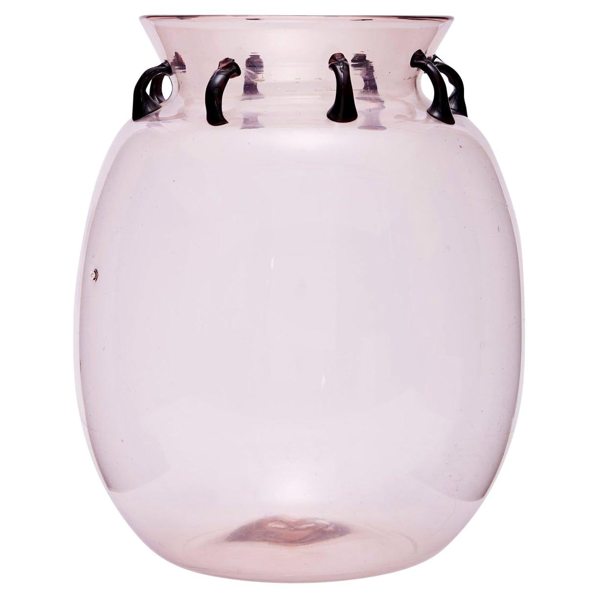 Soffiato Vase by Mvm Cappellin, for Pauly & Co, circa 1921 For Sale