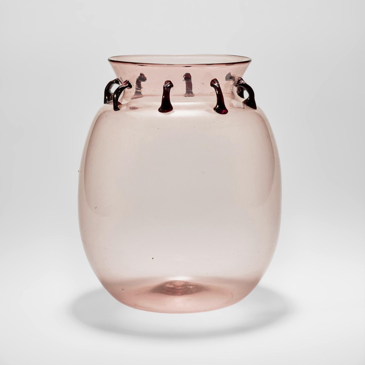 Vase „Soffiato“ von Mvm Cappellin, für Pauly & Co, um 1921 (Glaskunst) im Angebot