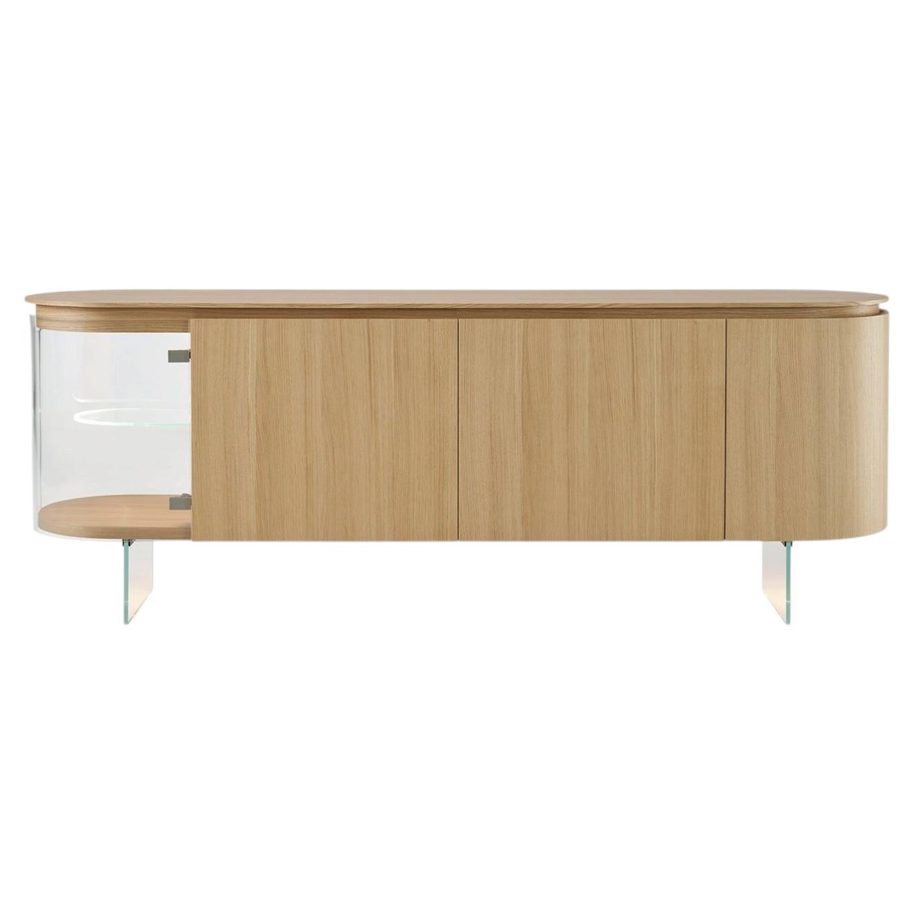 Aparador «Soffio» de roble beige en venta