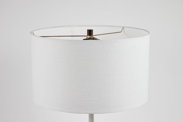 Contemporary 'Sofi' Metal and Wood Table Lamp by Alvaro Benitez For Sale